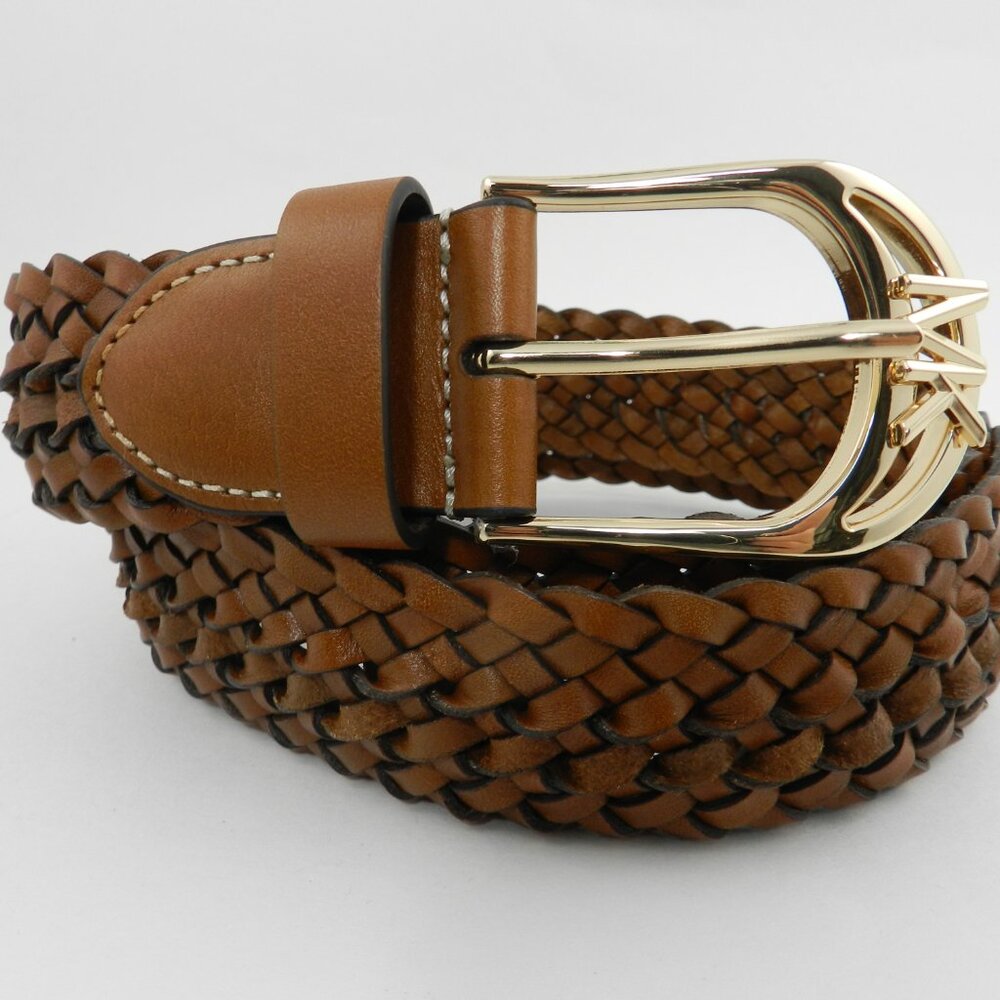 MICHAEL MICHAEL KORS Women's Braided Leather Belt